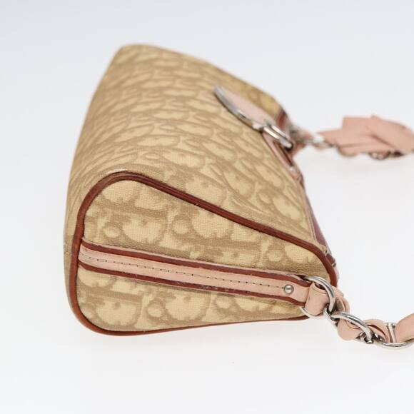 DIOR Shoulder Bag Leather Beige Silver Pink - Picture 5 of 16